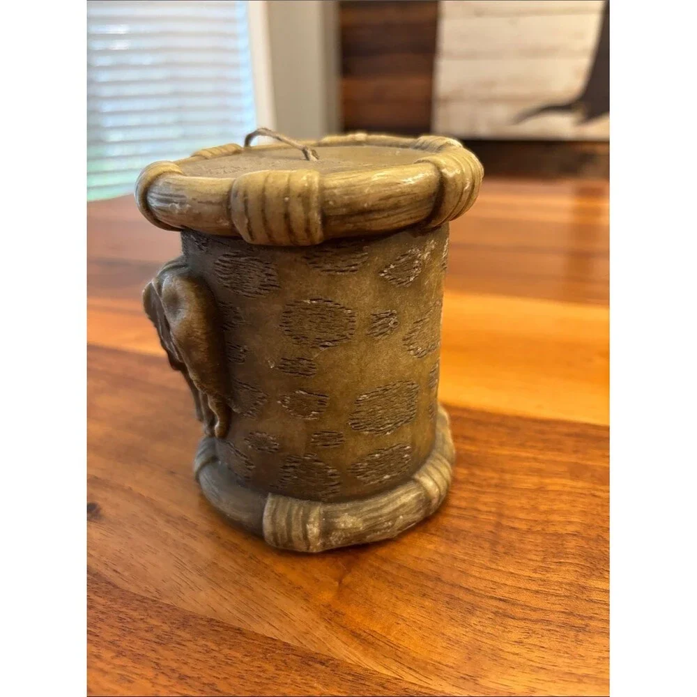 Lavai Elephant 3D Pillar Candle 4”